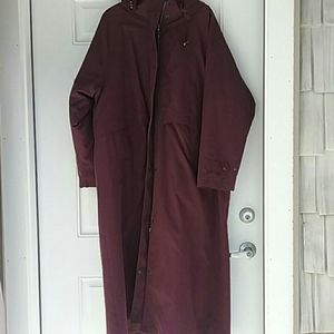 LL Bean 2x long Raincoat w removable liner